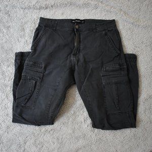 Men’s Cotton On Urban Cargo Joggers Dusty Gray Wash SZ 32